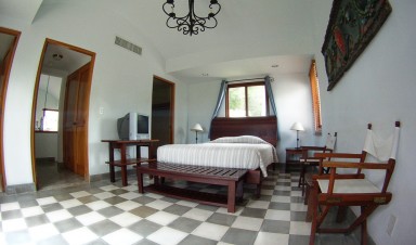 Bedroom at Palermo Hotel and Resort San Juan del Sur, Nicaragua