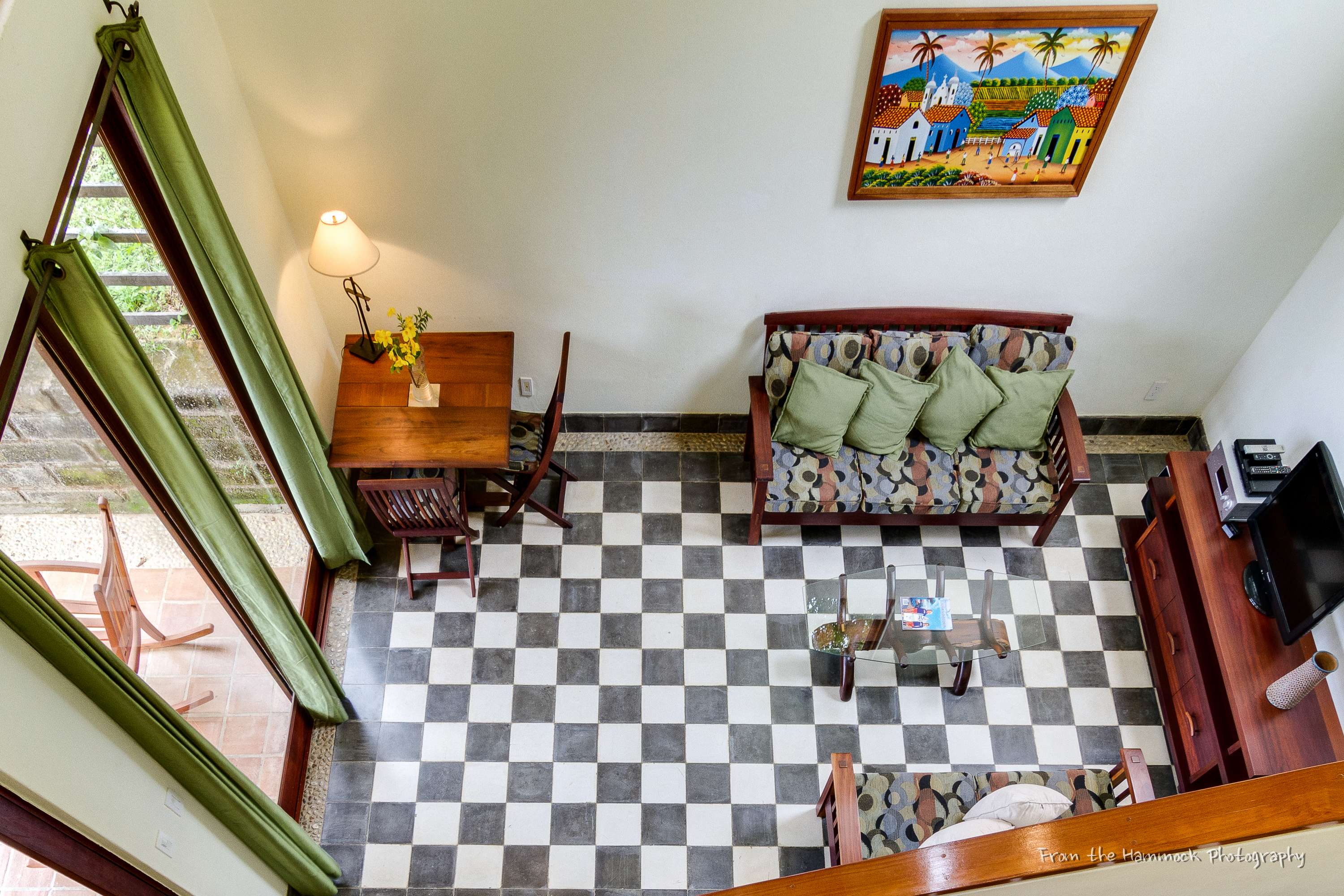 Living Room at Palermo Hotel and Resort San Juan del Sur, Nicaragua