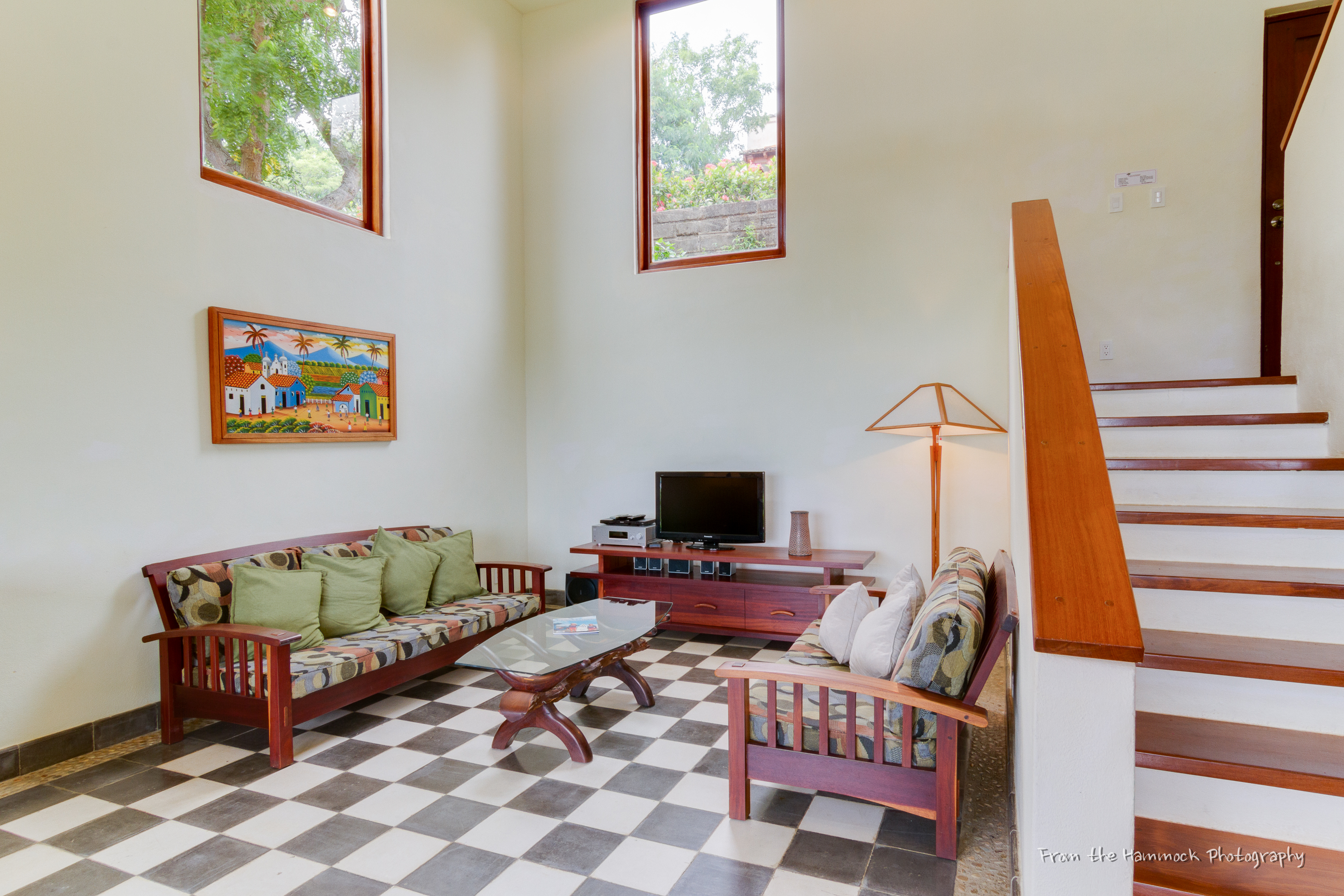 Living room at Palermo Hotel and Resort San Juan del Sur, Nicaragua