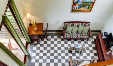 Living Room at Palermo Hotel and Resort San Juan del Sur, Nicaragua