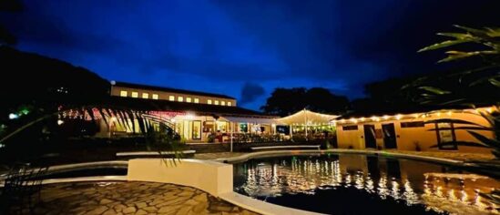 Pool at night